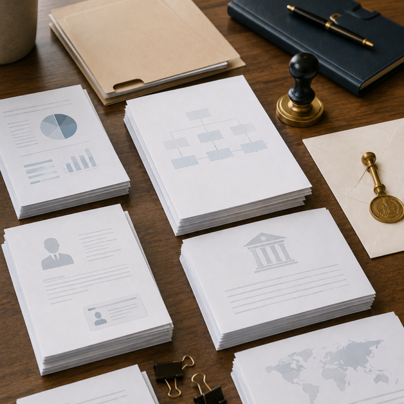 Documents à fournir au notaire pour une augmentation de capital